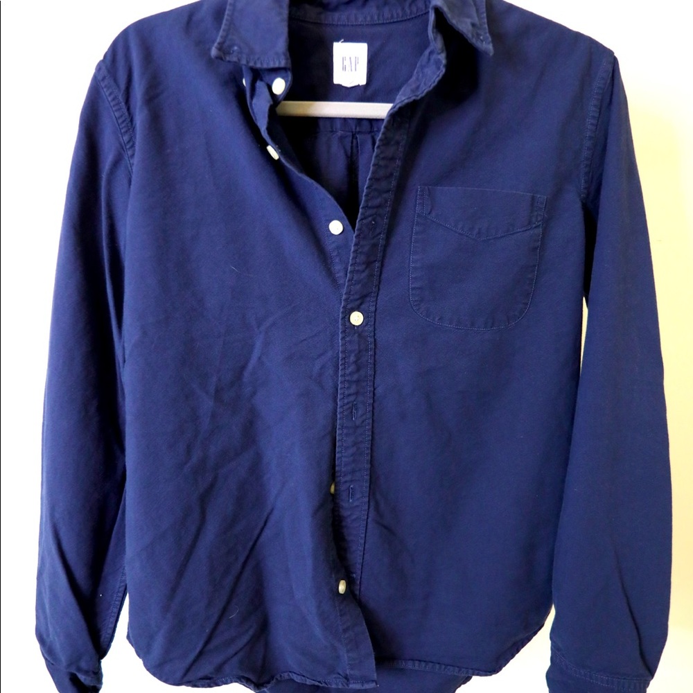 Blue Button Up long sleeve